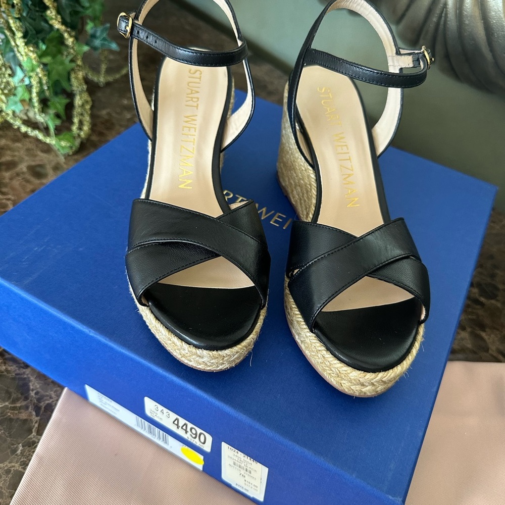 Stuart Weitzman, NWT, Black Size 7B